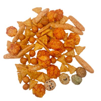 kupować Gourmet Mixed Rice Crackers - 200 g w opakowaniu z pięcioma smakami i orzeszkami ziemnymi, chrupiące i naturalne online manufacture