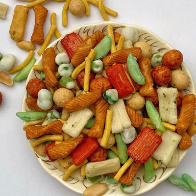 Dobra cena. Przekąski Premium Ryżowe Krakersy Mieszane Smaki Z Orzeszkami Ziemnymi Przekąski Grochowe w Internecie