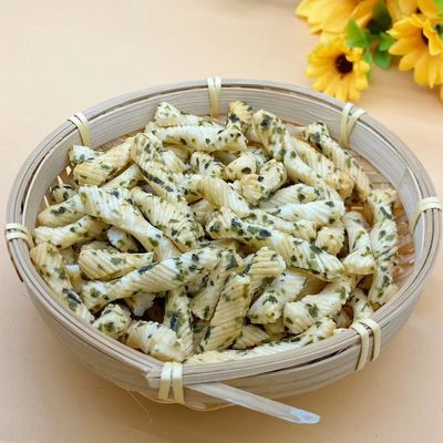 Japońska Tajlandia Zielone wodorosty Rice Cracker Przekąski Spiral Shaped