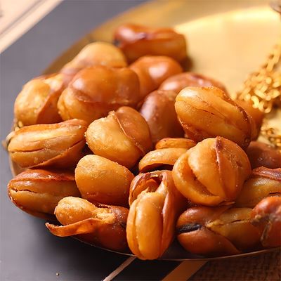 Dobra cena. Przyjemny Crunch Fava Beans Snack Nie wymaga gotowania Przechowywanie w temperaturze pokojowej w Internecie