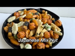 Przekąski OEM Mieszane krakersy ryżowe w stylu japońskim z solonym groszkiem z wodorostów