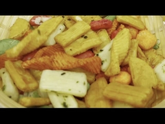 oem dmuchany ryż chrupiący krakers w masowych przekąskach chińskich producentów