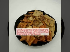 Chrupaste koreańskie krakersy ryżowe. Słone i smaczne, hurtowe z minimalnymi wymaganiami zamówienia dla Twojej firmy.