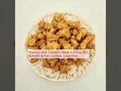 Najwyższej klasy krakersy ryżowe. W Chinach, BRC, KOSHER i FDA, cenna cena.